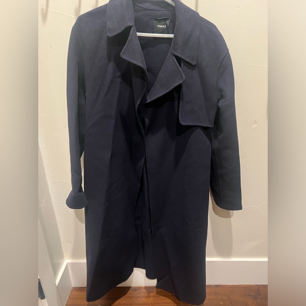 Theory wool coat size m